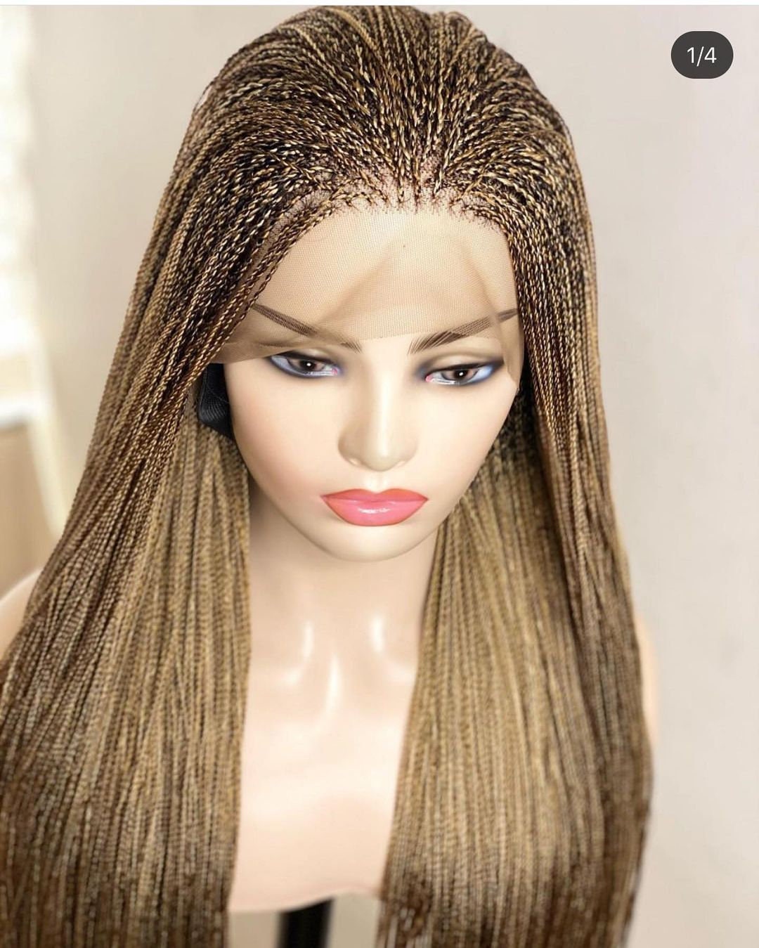 Micro Twist braid wig Braided Wigs Braided Wig for Black Etsy