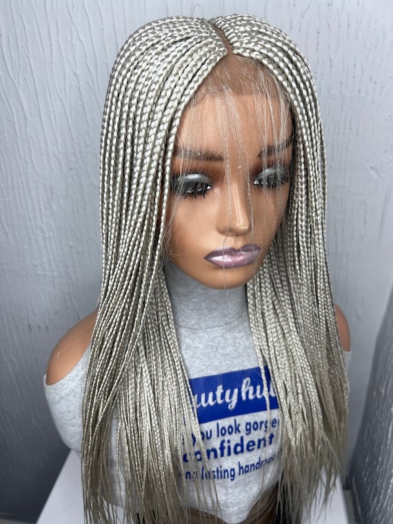 Silver White Lace Front Wig 22-24 inches Amazon.com : Grey Lace Front Wigs Human Hair 22 Inch 13x6  main image 3