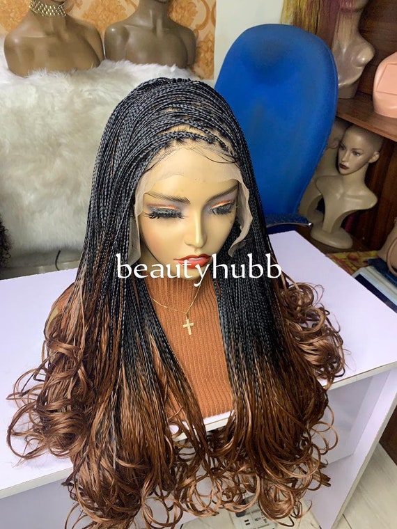 Indian handmade full lace wig Custom Full Lace Wig | Handmade | 26 inch Wavy & Two Tone  main image 4