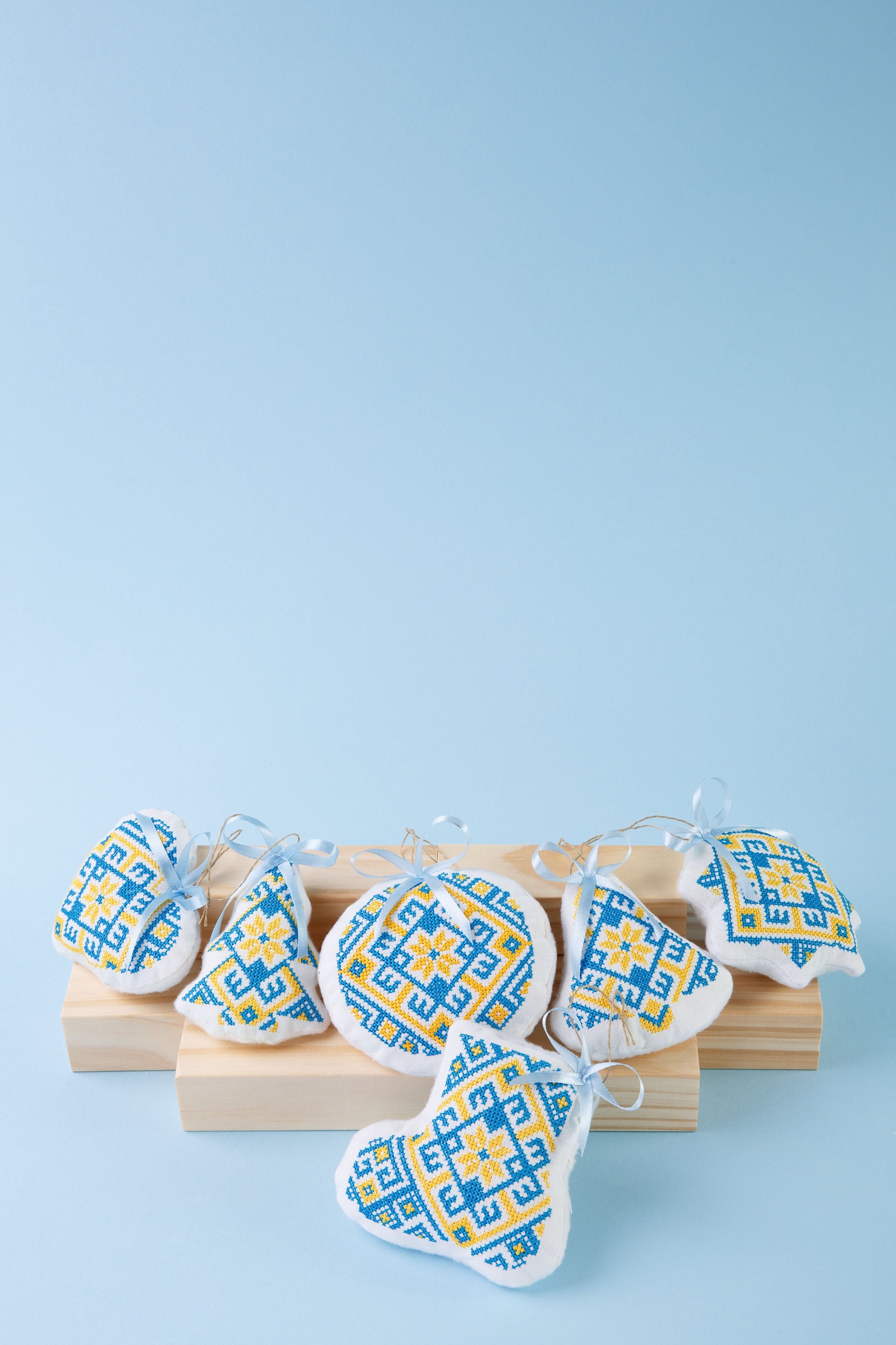 Ukrainian Christmas Ornaments Set of 6 Christmas Ornaments - Etsy