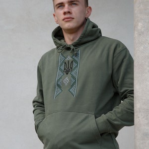 Ukrainian embroidery hoodie -unisex embroidered Hoodies - embroidered sweatshirt - Ukrainian sweatshirt