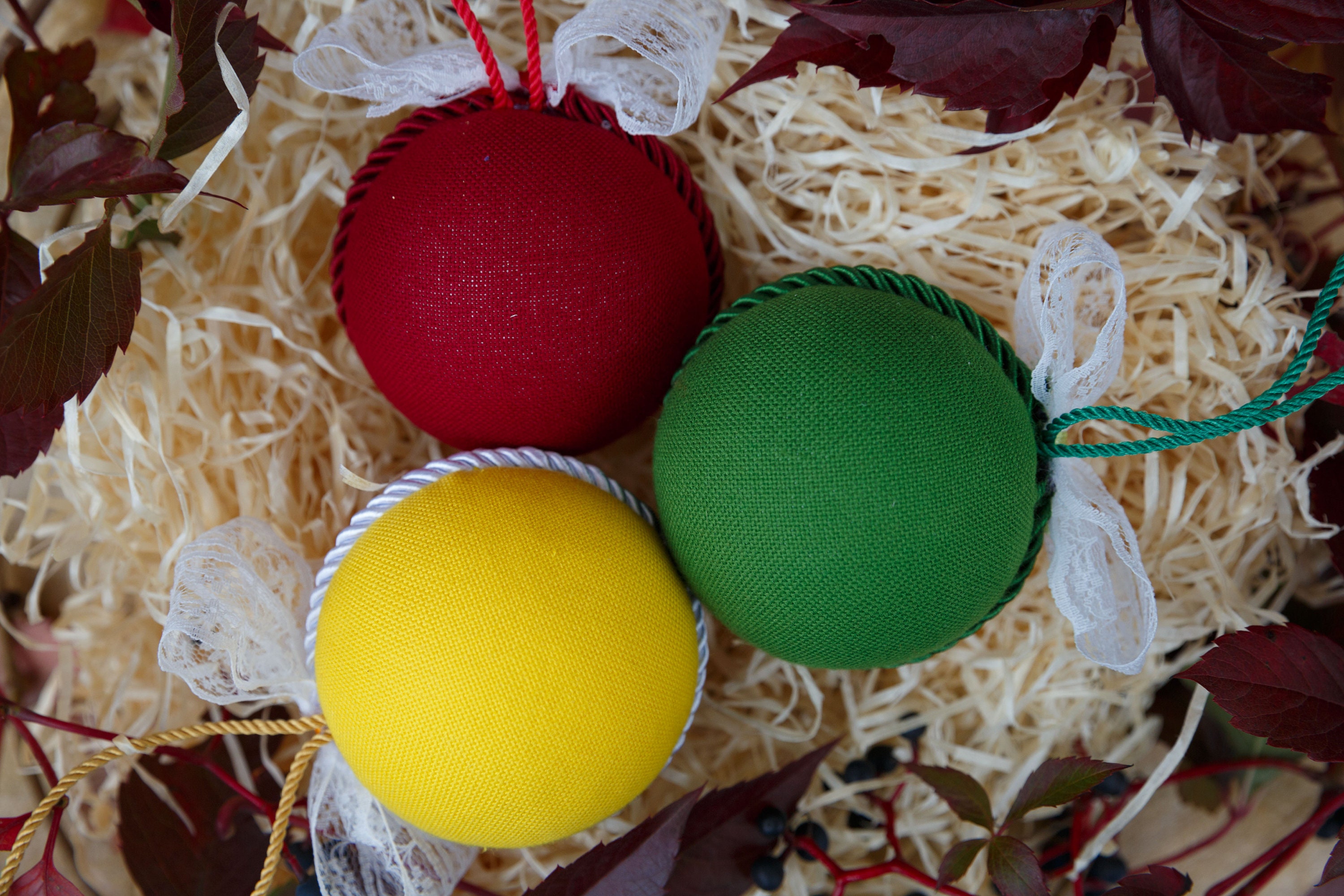 Holiday decor Ukrainian christmas decorations Set of 3 Etsy