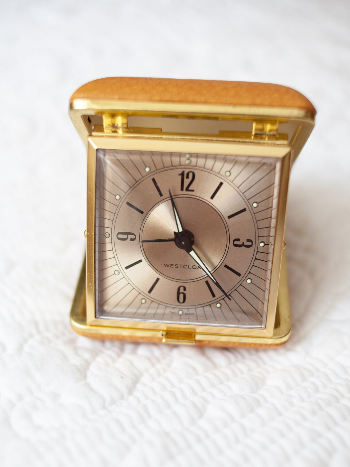 Vintage Westclox Travel Alarm Clock Working Pocket Travel Etsy