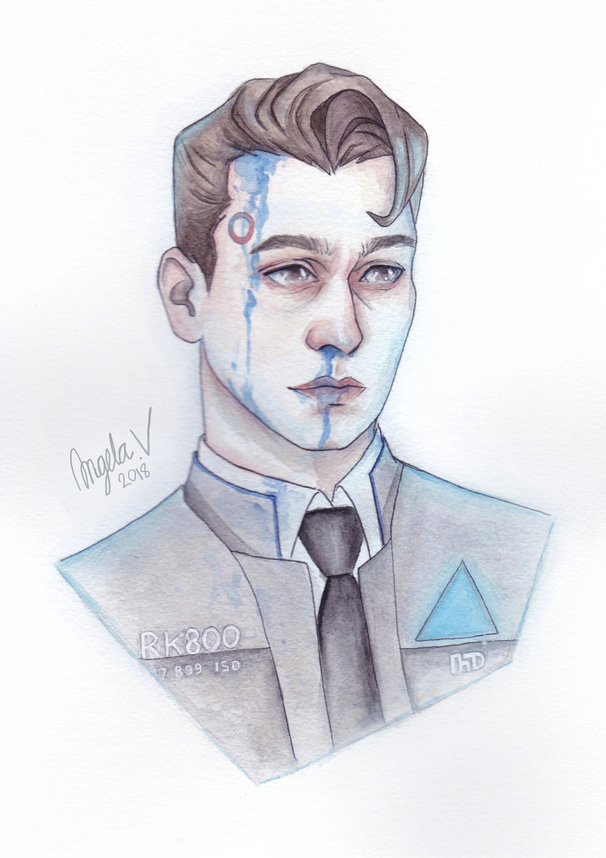 connor - detroit: become human Jugay - Illustrations ART street