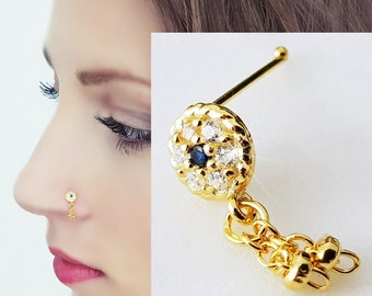 Piercing Korperschmuck 925 Silber Nasenpiercing Tropfen Nasenstecker Nasenring Stecker Piercing Gold Uhren Schmuck