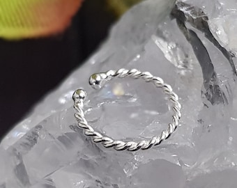 925 Sterling Silver Fake Septum Ring Faux Fake Clamps Nose Piercing Nose Ring Piercing Helix Ring Nose Piercing