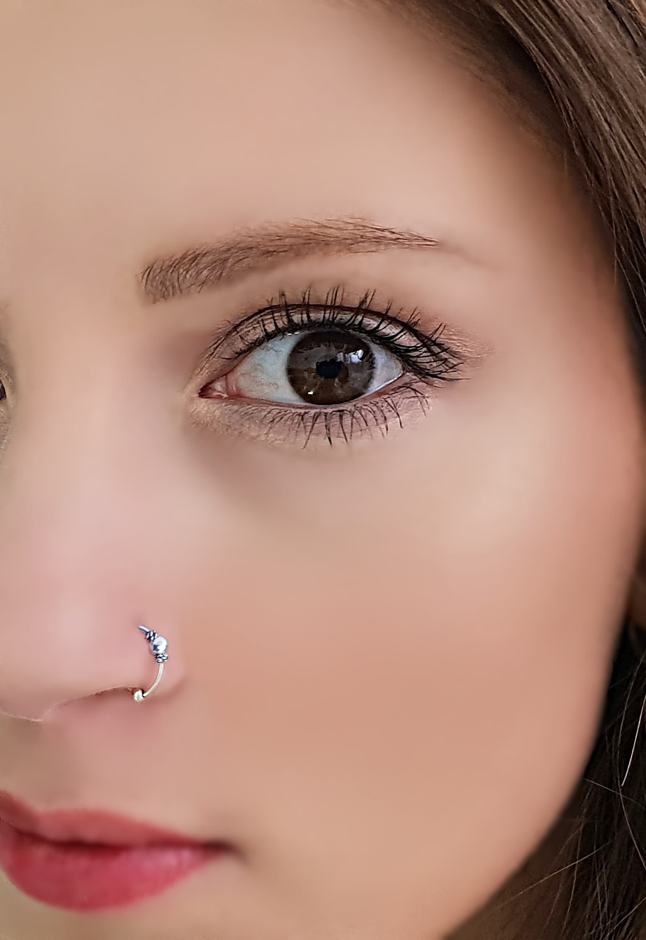 925 Argent Sterling Nez Stud Piercing nasal Connecteur Nez Etsy