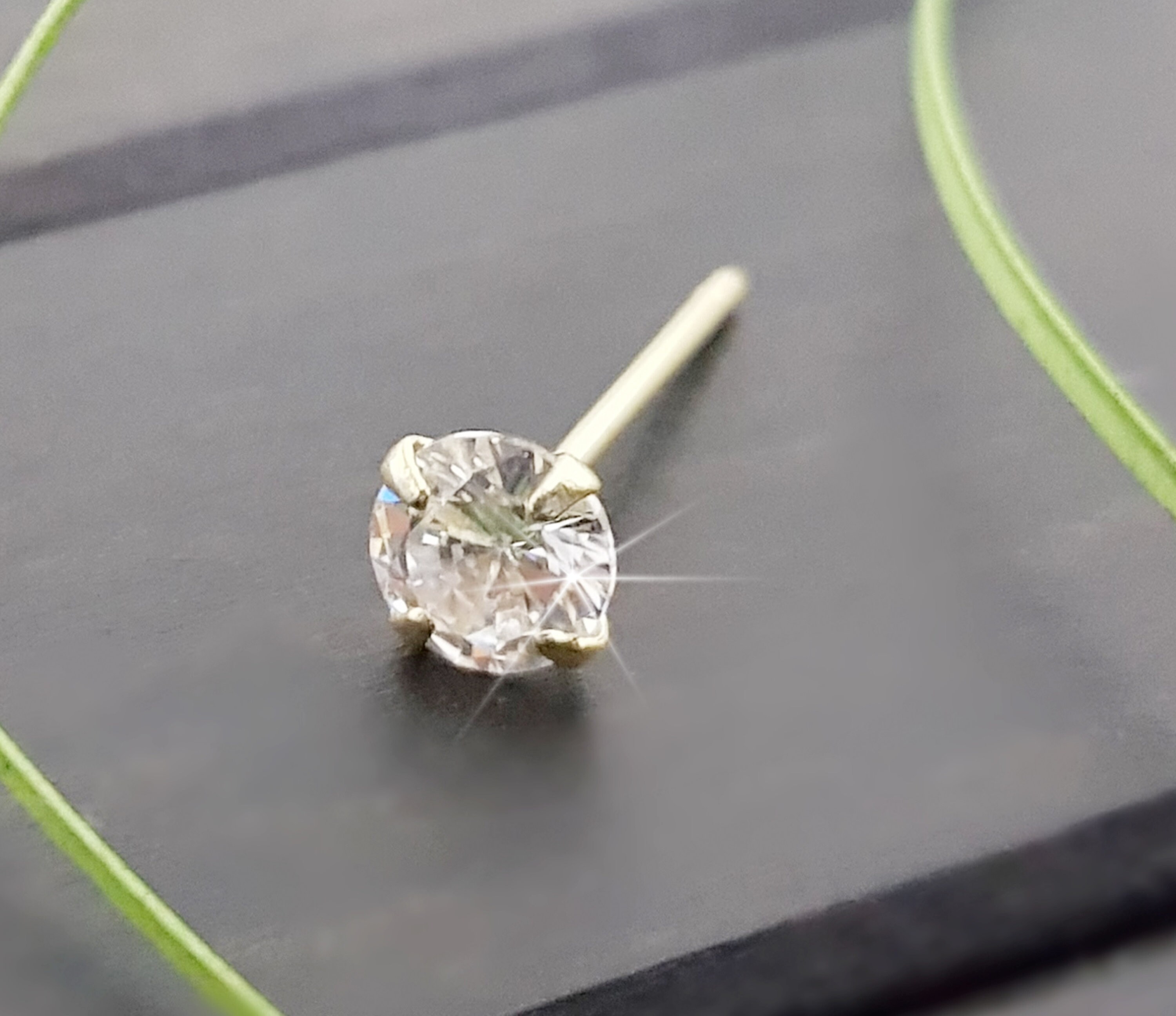 925 Sterling Silver XXL Large Stone Silver & 14K Gold Plated