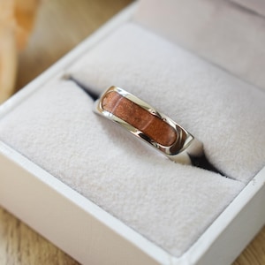 Anillo conmemorativo para hombre de plata de ley 925, cenizas, cabello, mascota.