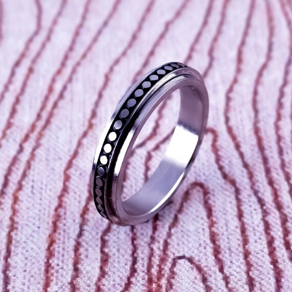 ROTATABLE CASUAL RING Stylish Silver Ring Rings for Women Rings