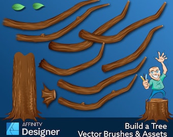 Build a TREE - Affinity Designer Brushes and Assets