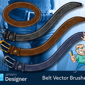 Belt Vector Brushes for Affinity Designer