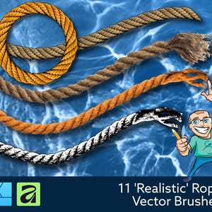 11 'Realistic' Rope Vector Brushes for Affinity Designer