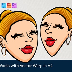 Cartoon Faces and Hands Vector Assets 2 Affinity image 7