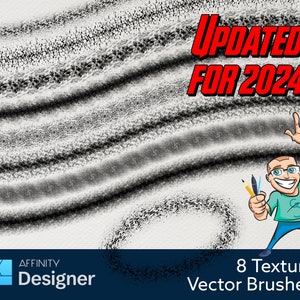 8 Texture Line - Vector Brushes for Affinity Designer