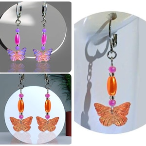 Schmetterling Ohrringe, Frauen Ohrringe, Geschenke für sie, Der Schmuck