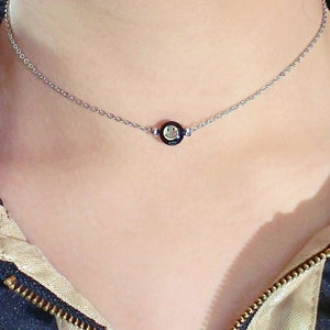 BTS V Inspired Smiley Face Charm Necklace. KPOP Style Necklace. Happy Face Necklace