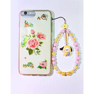 BTS BT21 Phone Charm, Phone Strap Handle Lanyard, Keychain Charm, BTS Accessories Jewelry