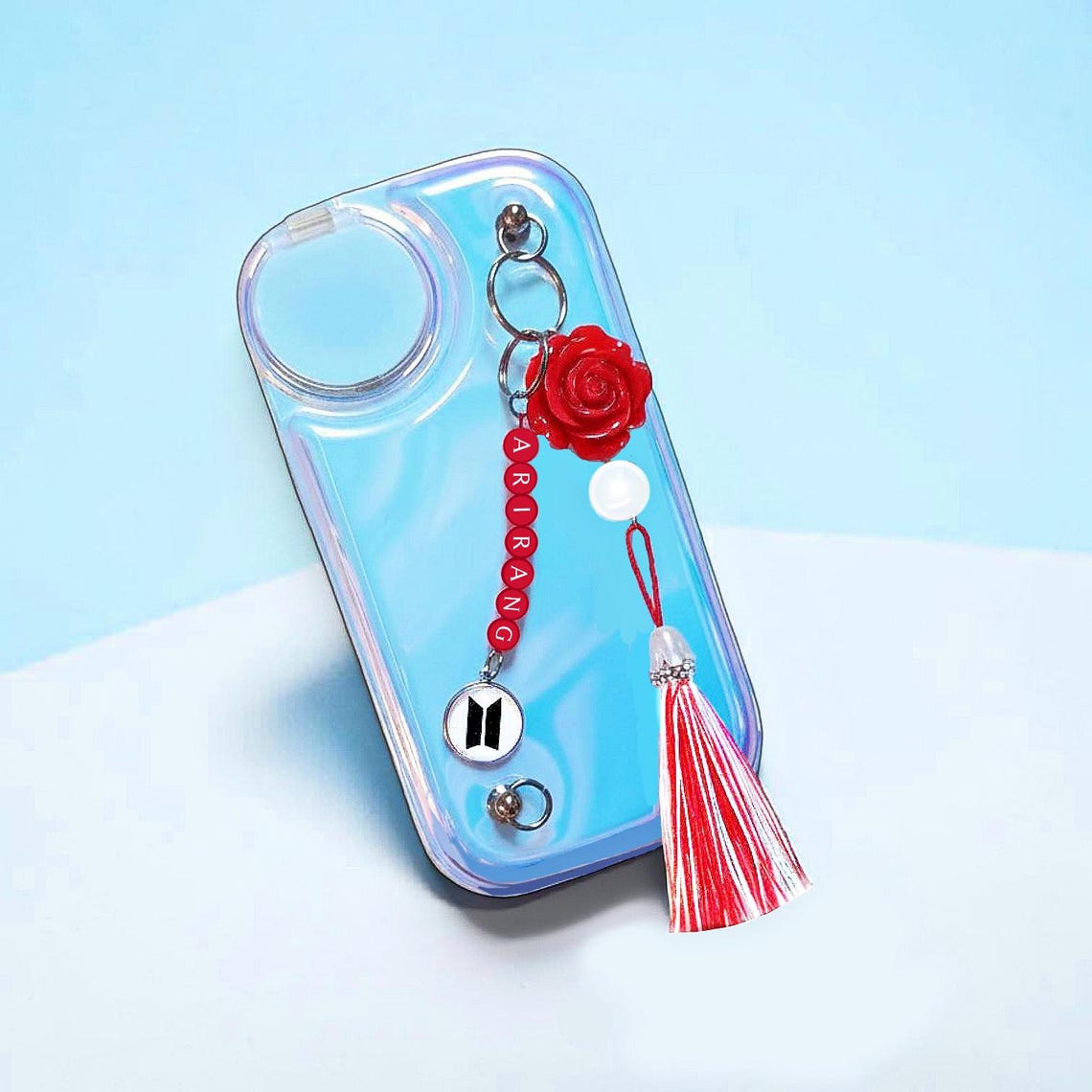 BTS Arirang Phone Bag Belt Holder Inspired Keychain Lanyard, Kpop BTS ...