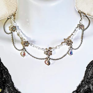 Daphne Regency Bridgerton tv-show geïnspireerde ketting, vintage royalty ketting in Victoriaanse stijl, bruiloft bal verjaardag cosplay ketting.