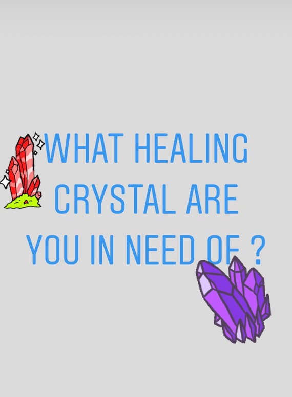 Healing Crystal Reading Etsy
