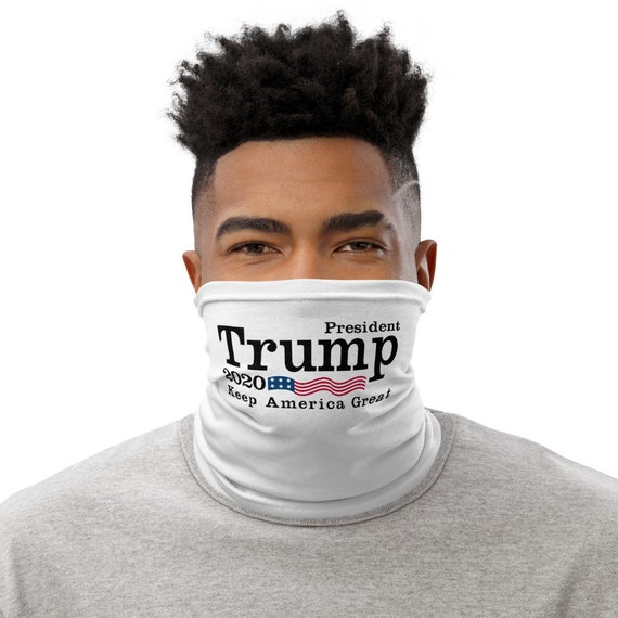 New Trump Unisex Face Mask Neck Gaiter Black One Size Free Shipping