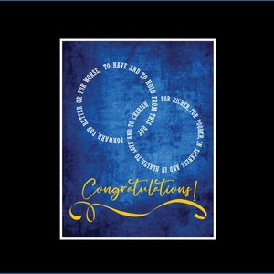 Wedding Bands greeting card