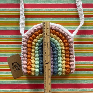 CROCHET PATTERN the maggie bag crochet rainbow bag crochet bag crochet purse crossbody bag crochet boho bag digital download image 4