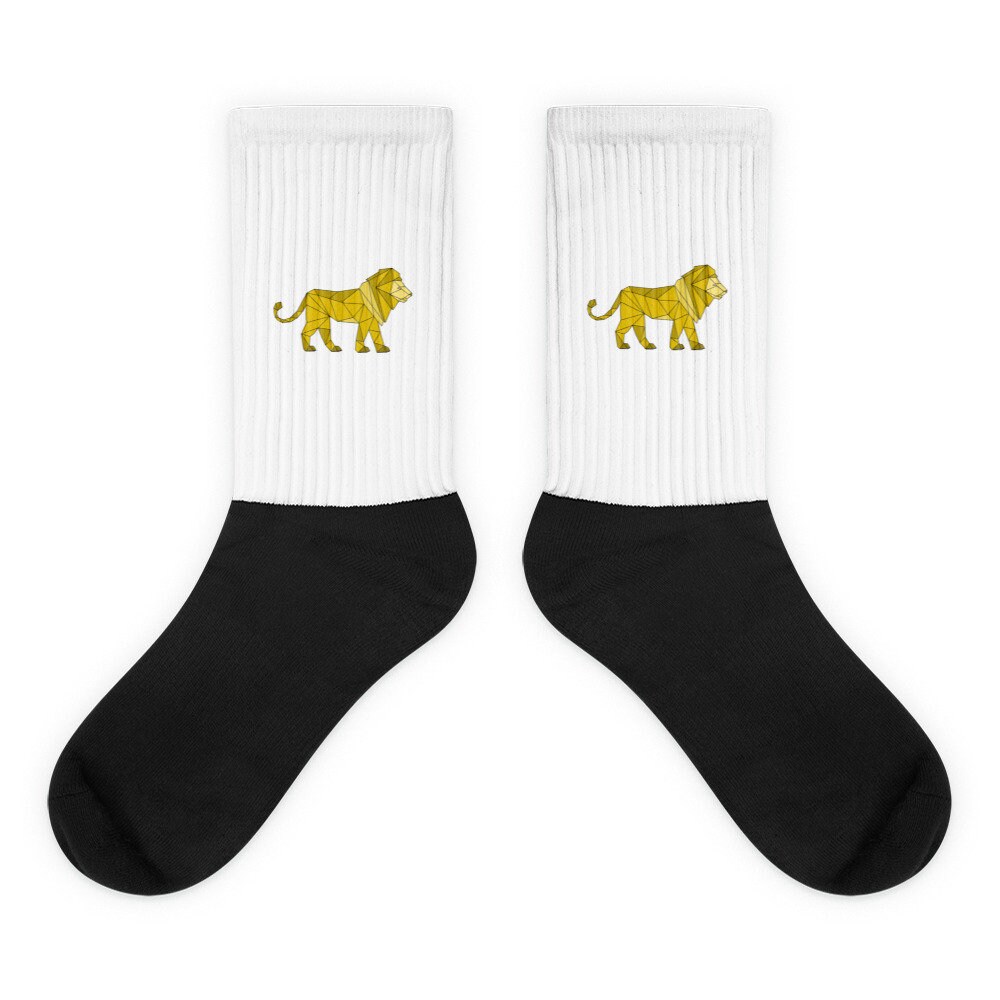 Lion animal socks Etsy