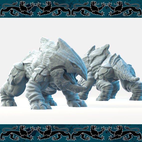 28mm Land Shark DnD Miniatures Dungeons & Dragons Etsy