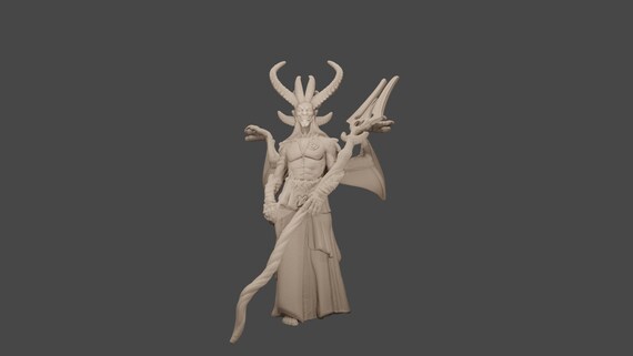 28mm Asmodeus Dnd Miniatures Dungeons Dragons Miniatures Etsy
