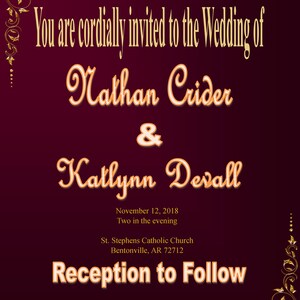 Gold Wedding Invitations