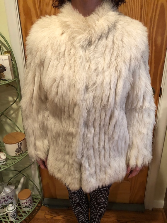 Vintage silver fox jacket