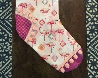 One-of-a-kind Fabric Christmas Stocking