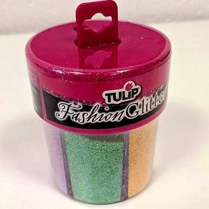 Tulipe fashion glitter multipack couleurs pastel 6 x 8,3 g création artistique