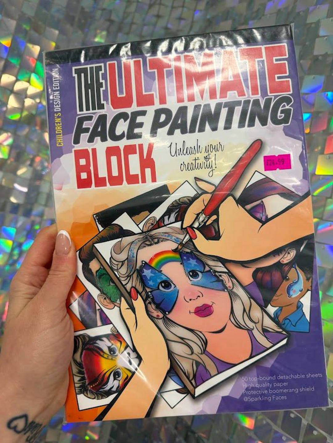 Face Painting Practice Board(reusable)/booklet Colorful Face Paint - Etsy