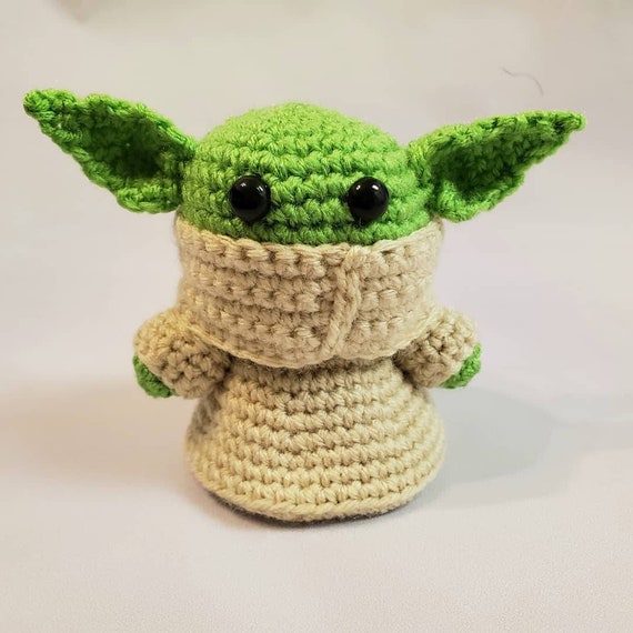 Baby Yoda Alien Crochet Plush Doll Etsy Baby Yoda Alien Crochet Plush Doll Etsy