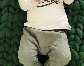 Chunky Knit Baby Blanket - 100% Merino Wool - New Born Plaid Photoprop - Babyshower Gift