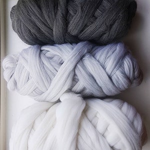 Chunky Arm Knitting Yarn for Armknit DIY Projects 100% Merino Wool 画像 7