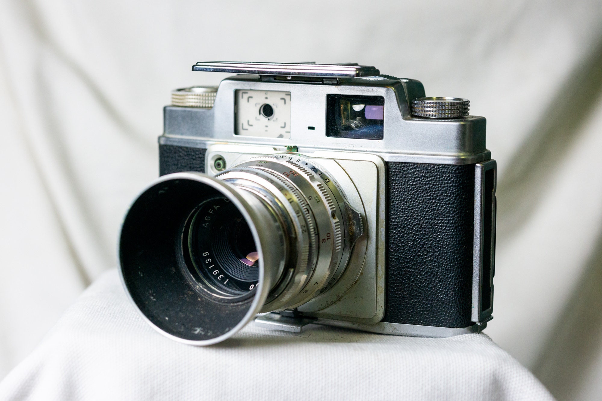 フィルムカメラ Agfa SILETTE SL COLOR-SOLINAR 50mm F2.8 アグファ Agfa Ambi Silette Color-Solinar 50mm F2.8 カメラ v259