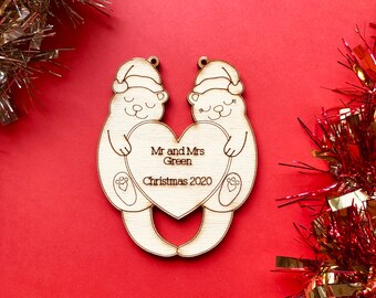 12+ Otter Christmas Ornament 2021