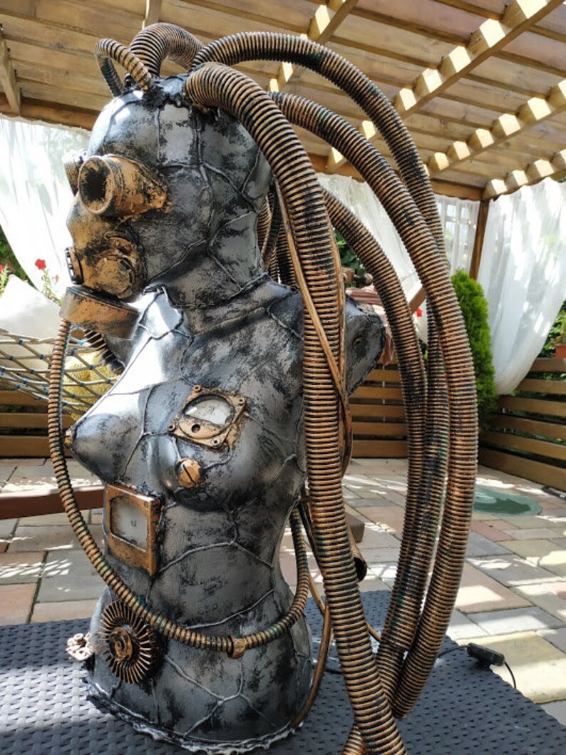 Steampunk decor Steampunk sculpture Steampunk mannequins Etsy