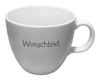 XXL Tasse 1000ml personalisiert mit Wunschtext - Riesen Kaffeebecher – Spülmaschinenfest eingebrannt – Lustige Geschenkidee