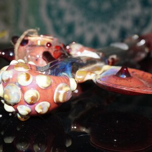Cali Culture Hand Blown Glass Tobacco Pipe Mad to look like a  Tomahawk