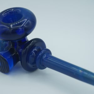 Hand Blown Glass Tobacco Pipe