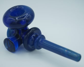 Hand Blown Glass Tobacco Pipe