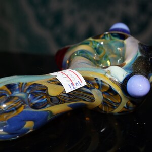 Hand Blown Glass Tobacco Pipe