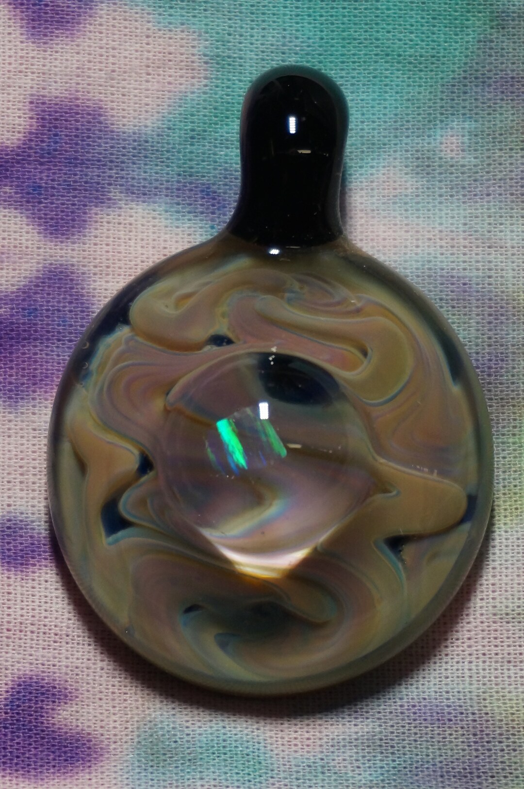 Wig wag Glass Pendant with a flawless opal Etsy 日本
