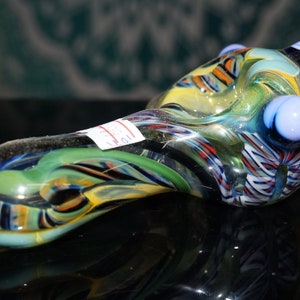 Hand Blown Glass Tobacco Pipe