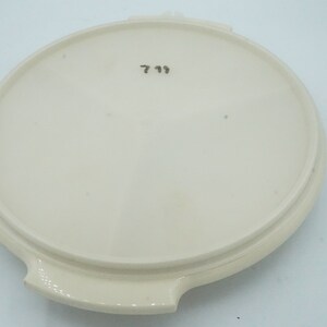 Tupperware Mid-Century Container, Serving Snack Tray with Lid and Screw in Handle to carry